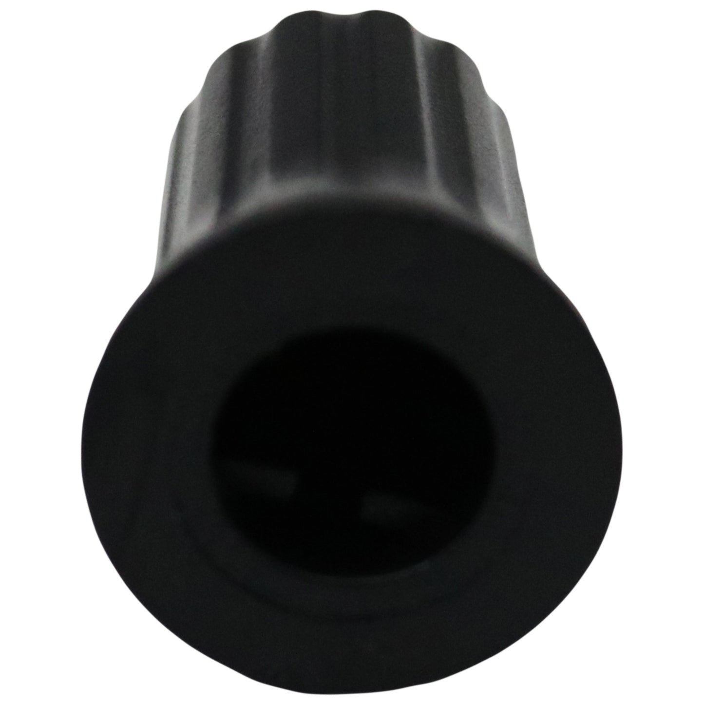 Flared Rotary Control Knob with Ridged Grip