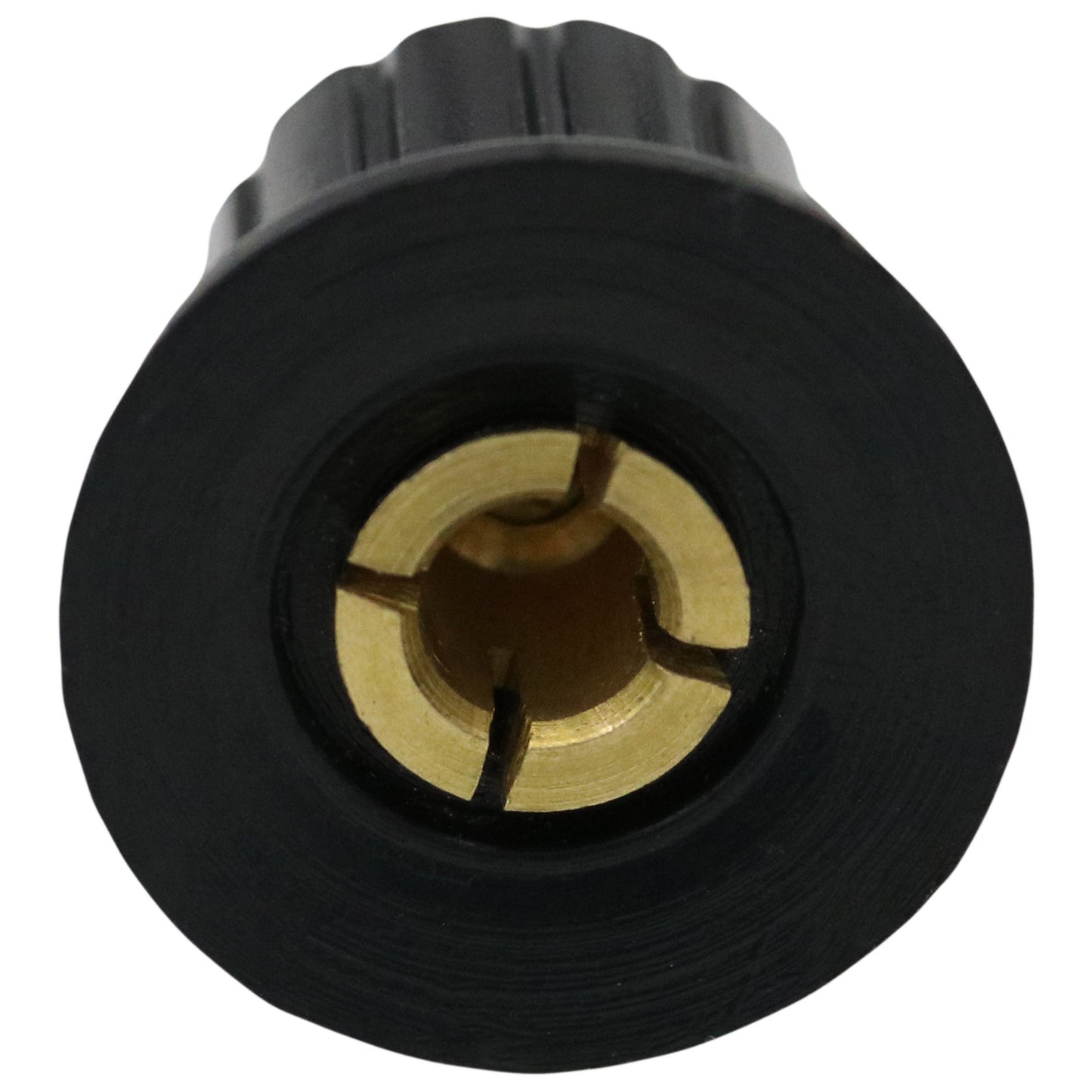4mm Shaft Top Hat Control Knob With Collet Fixing