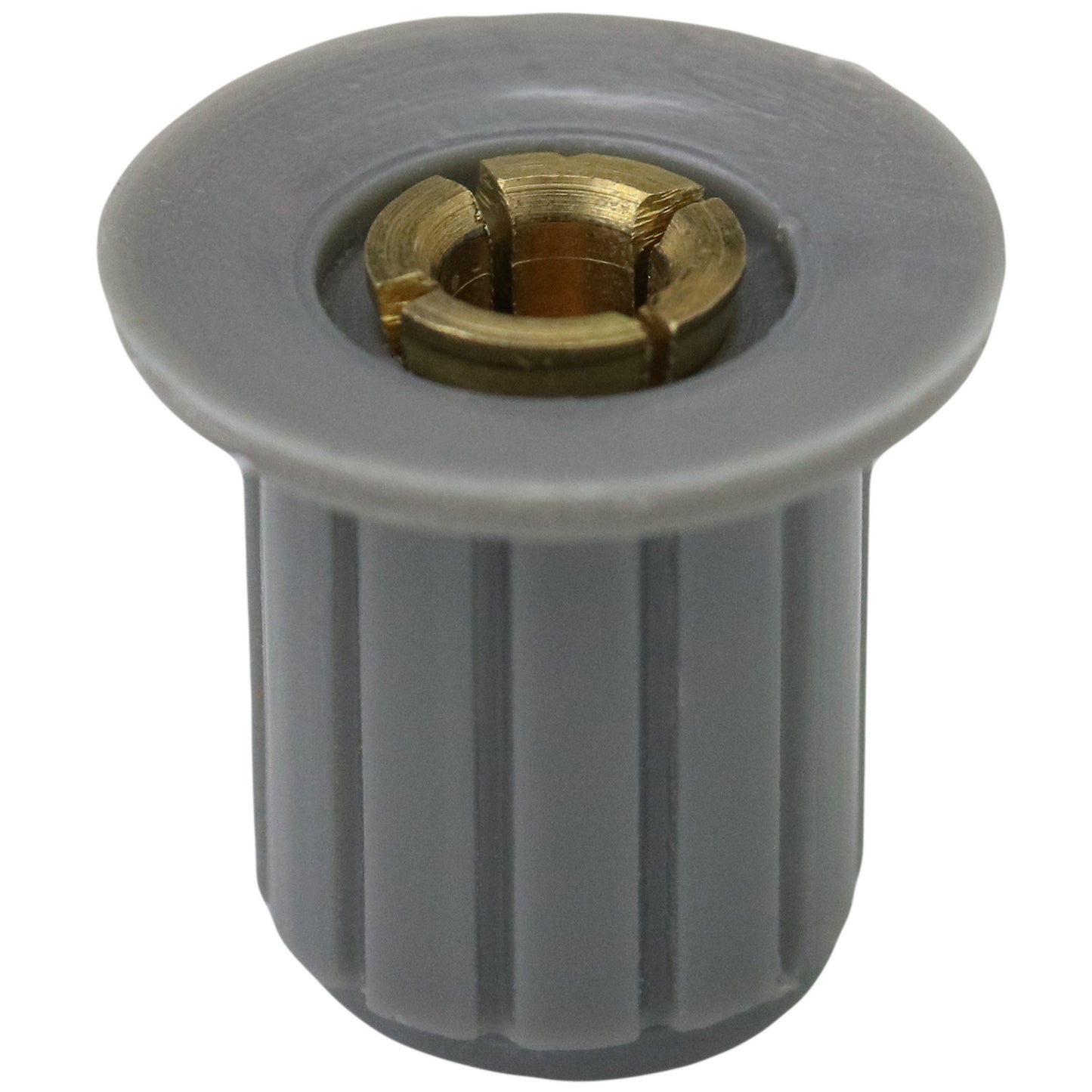 4mm Shaft Top Hat Control Knob With Collet Fixing