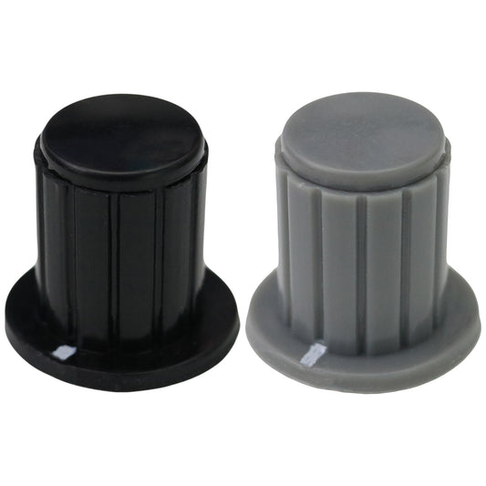 4mm Shaft Top Hat Control Knob With Collet Fixing