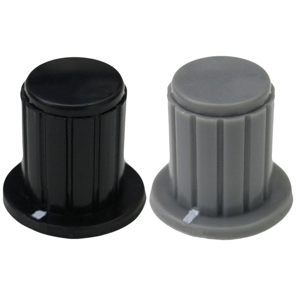 4mm Shaft Top Hat Control Knob With Collet Fixing
