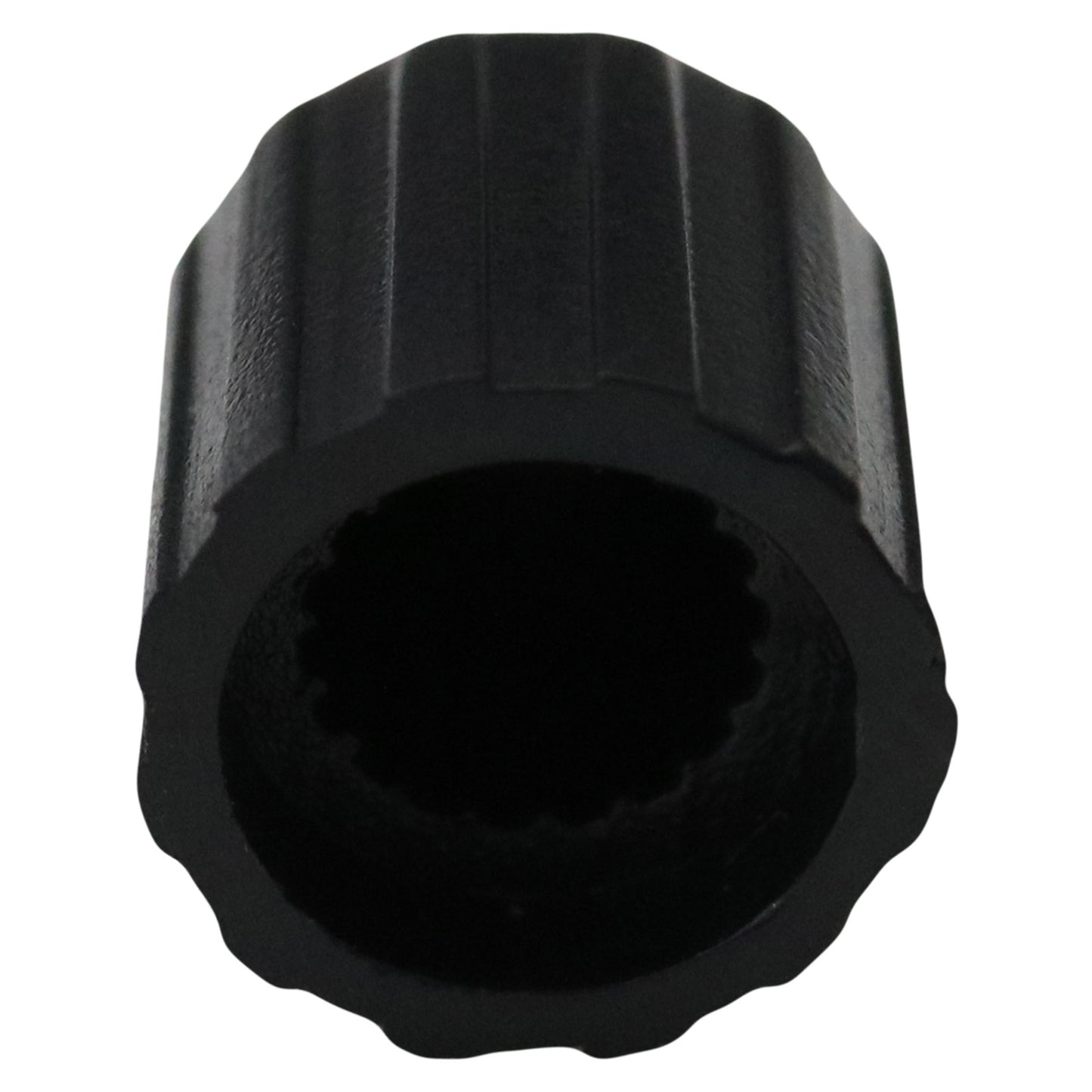 Compact Slot-Top Control Knob with Dot Indicator