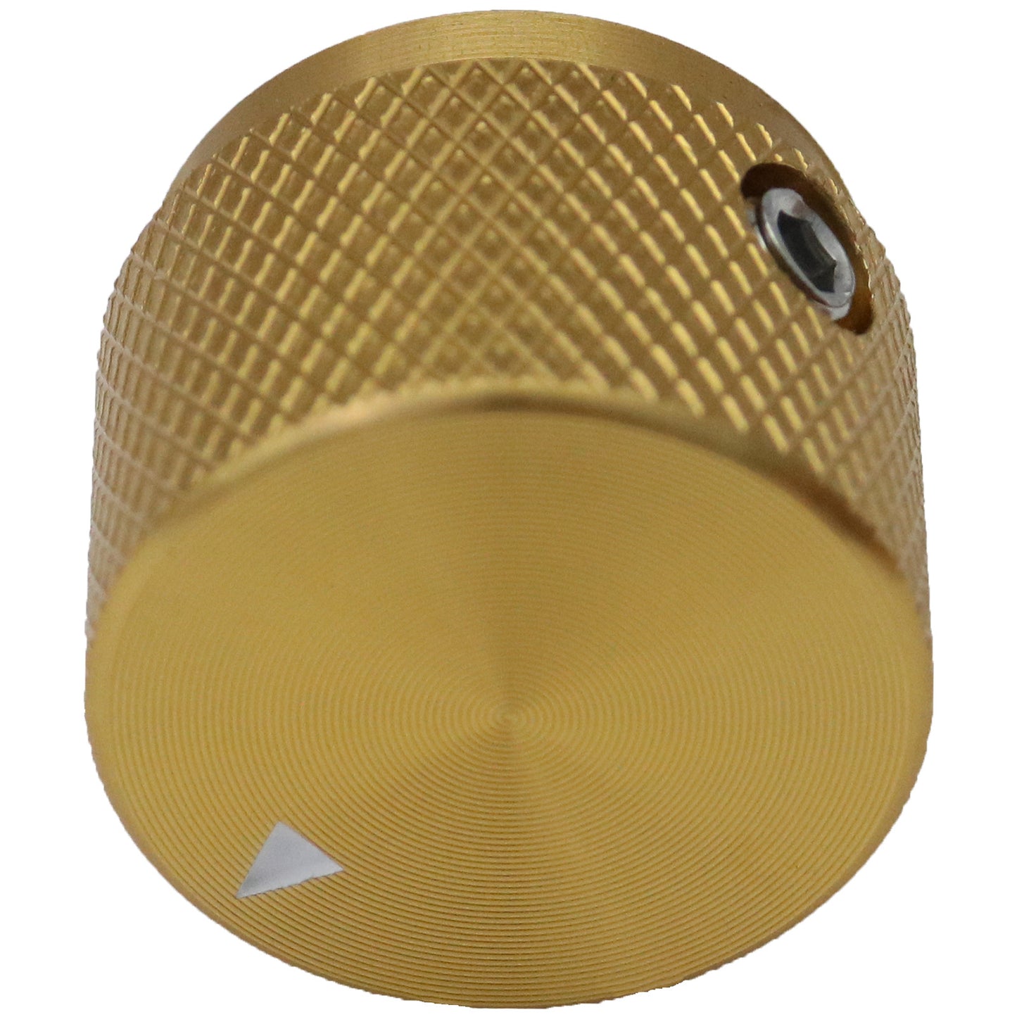 Knurled Aluminium Control Knob with Triangular Indicator