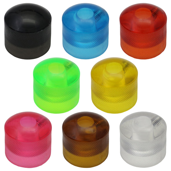 Translucent Colour Domed Top Guitar Knob