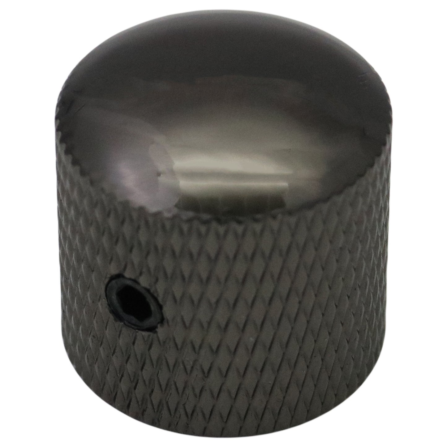 Metal Domed Top Knurled Guitar Knob