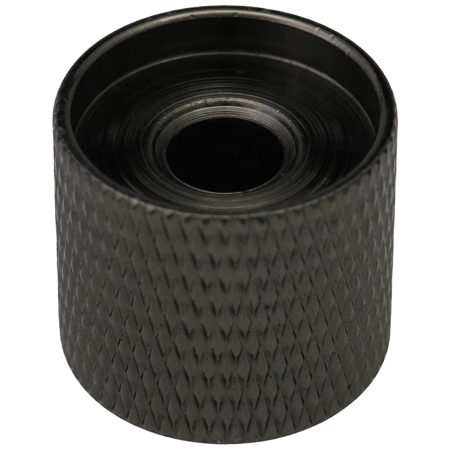 Metal Domed Top Knurled Guitar Knob