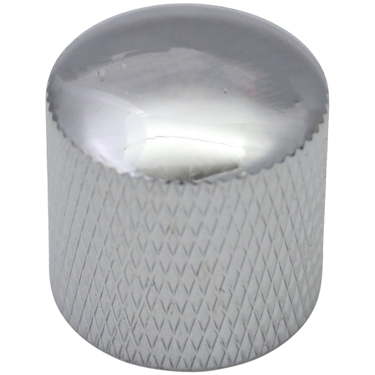 Metal Domed Top Knurled Guitar Knob