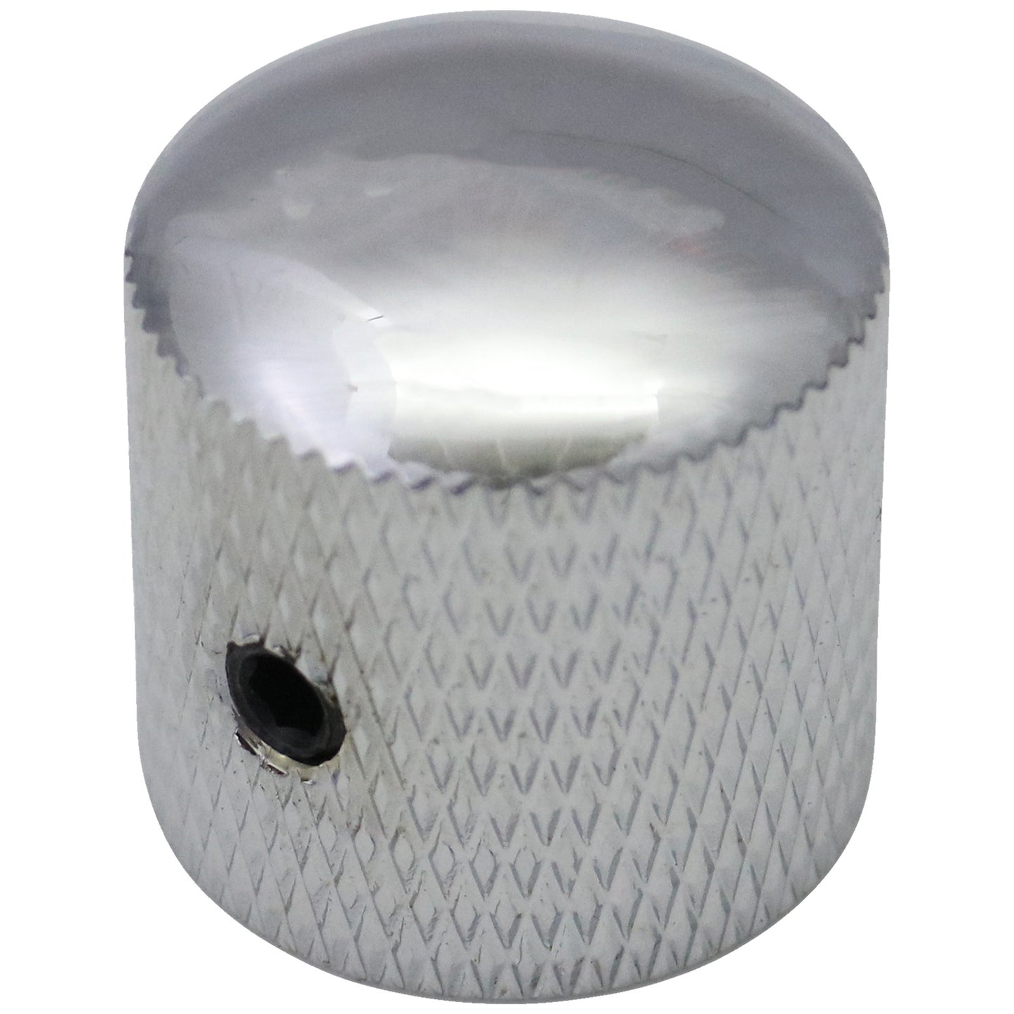 Metal Domed Top Knurled Guitar Knob