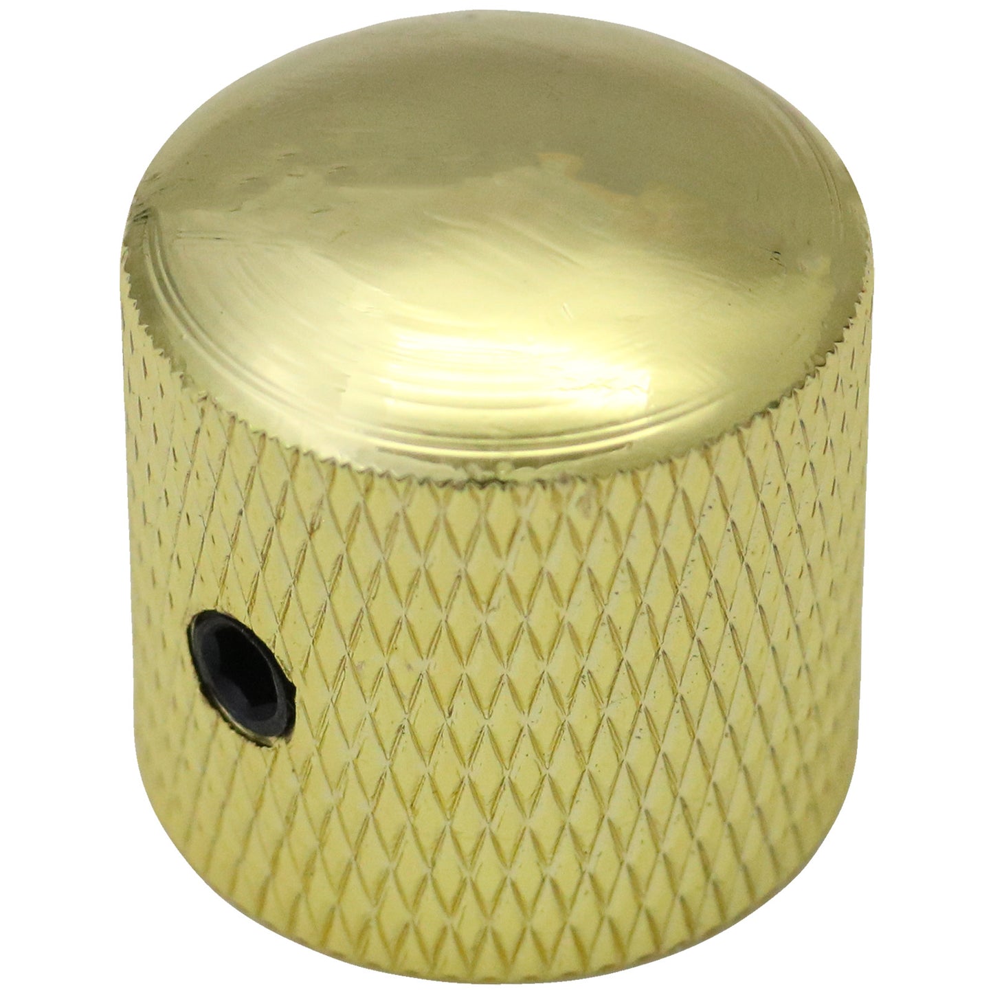 Metal Domed Top Knurled Guitar Knob