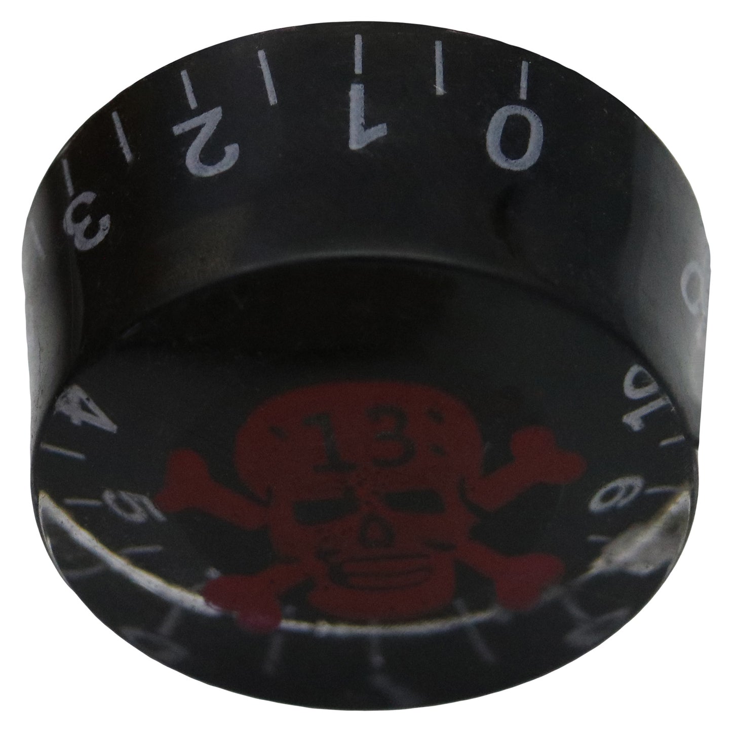 Skull & Crossbones Numbered Guitar Control Knob