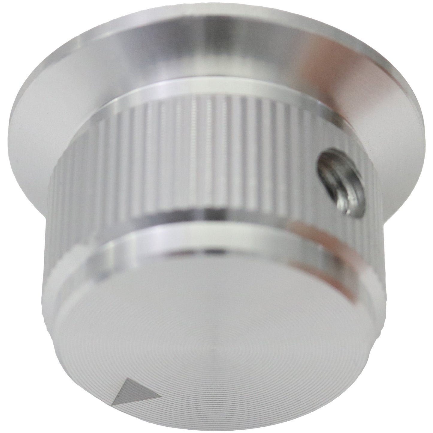 Ridged Aluminium Control Knob with Large Skirt