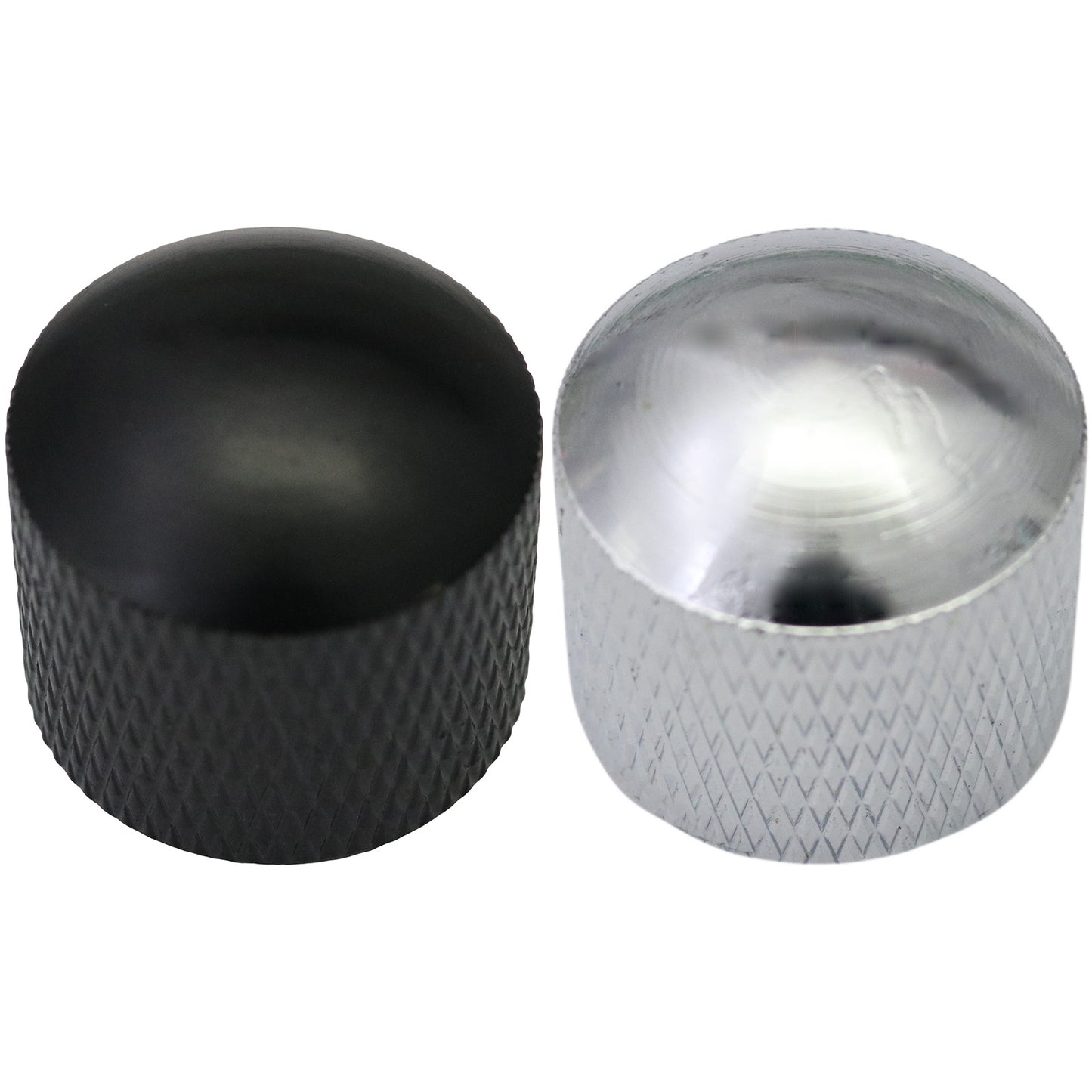 18x18 Metal Body Domed Knurled Guitar Control Knob