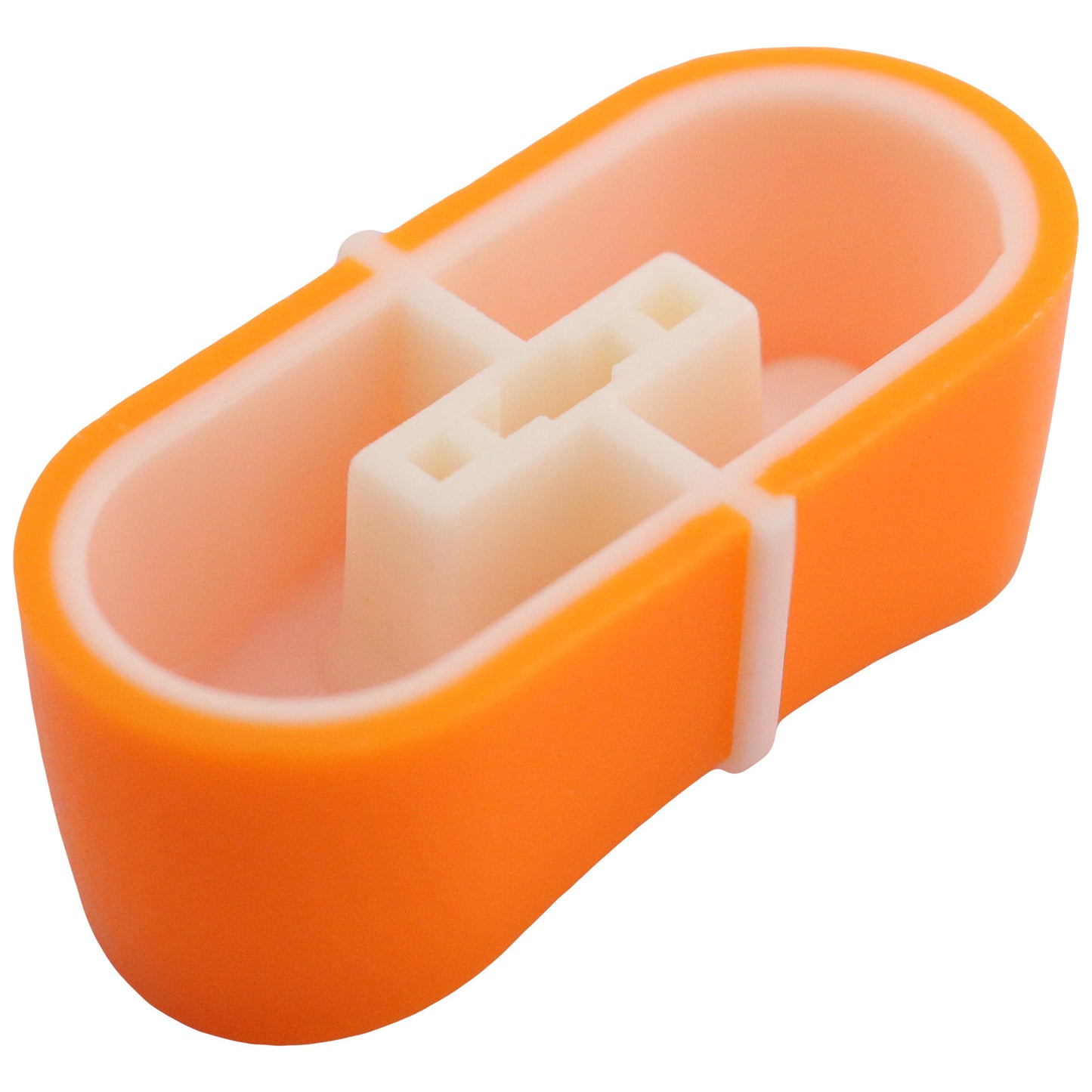 Rounded End Linear Fader Cap with Ridged Grip