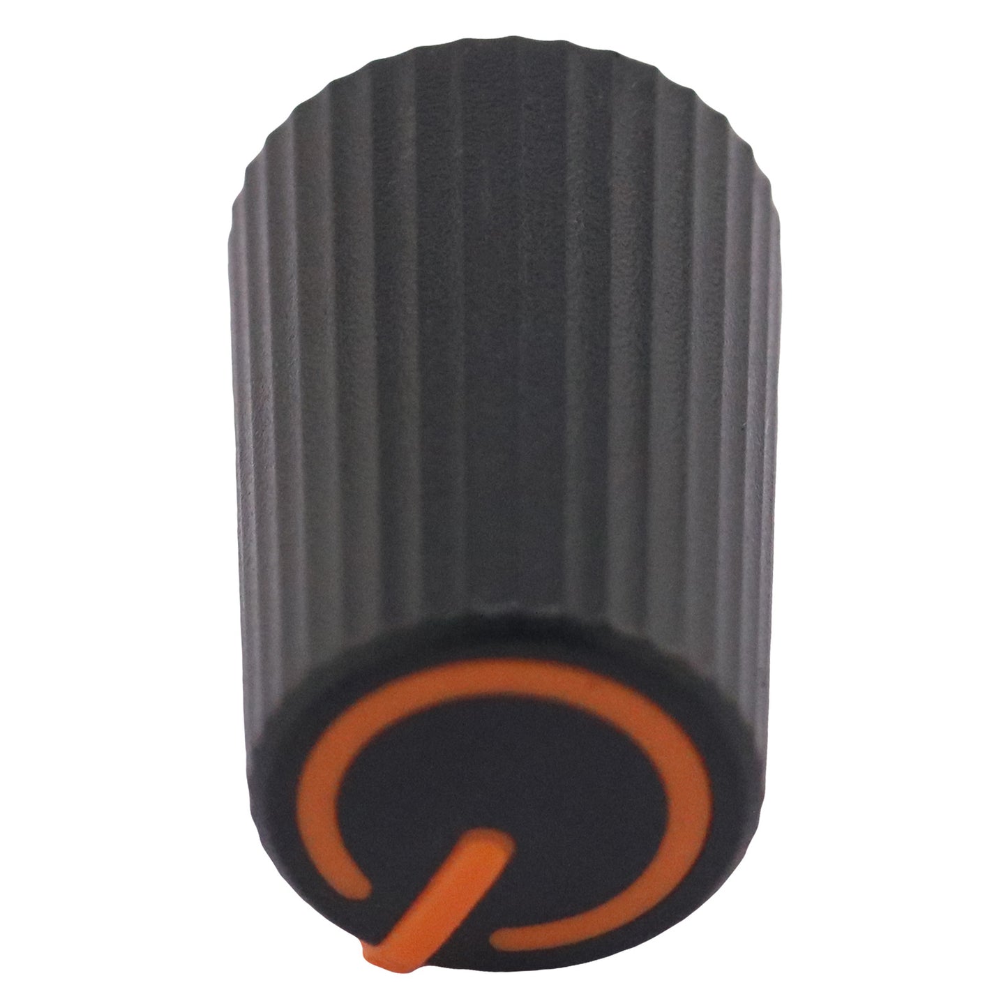 Plastic Black Body Control Knob With Coloured Ring Cap