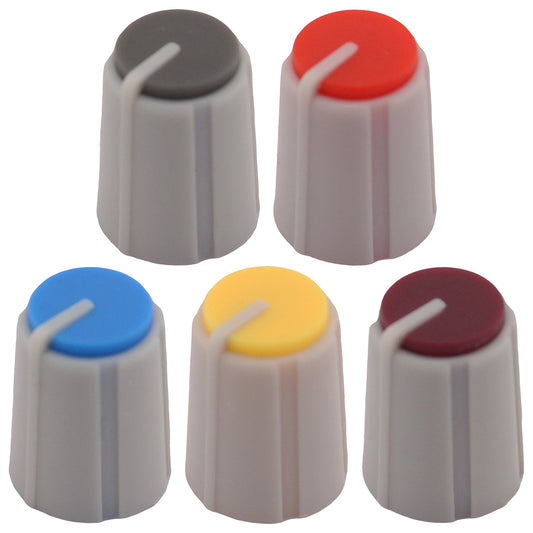 Small Grey Body Control Knob With Colour Cap
