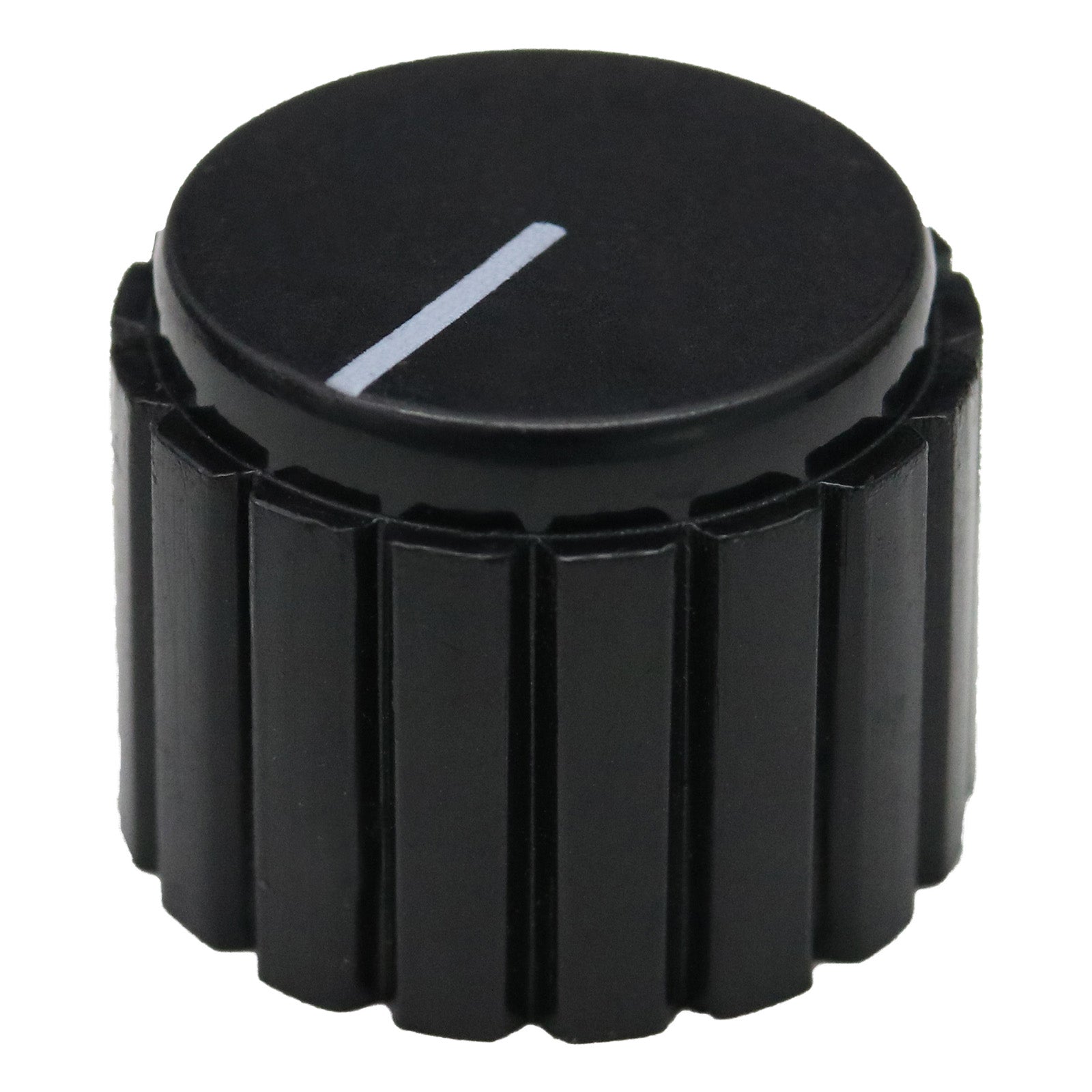 Indexed Rotation Control Knob Ridged Cylindrical Control Knob with White Position Indicator – Knob Zone