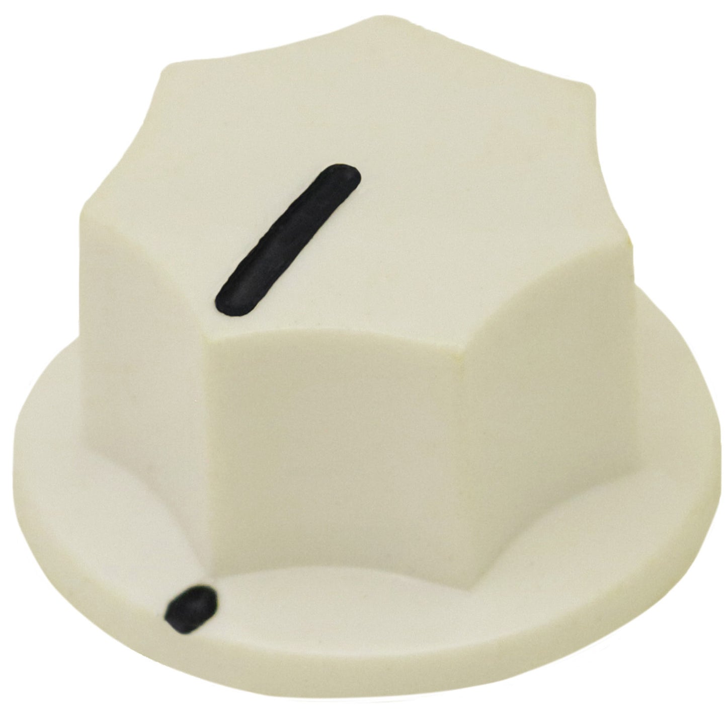 Large Skirted 7-Sided Guitar / Pedal Control Knob