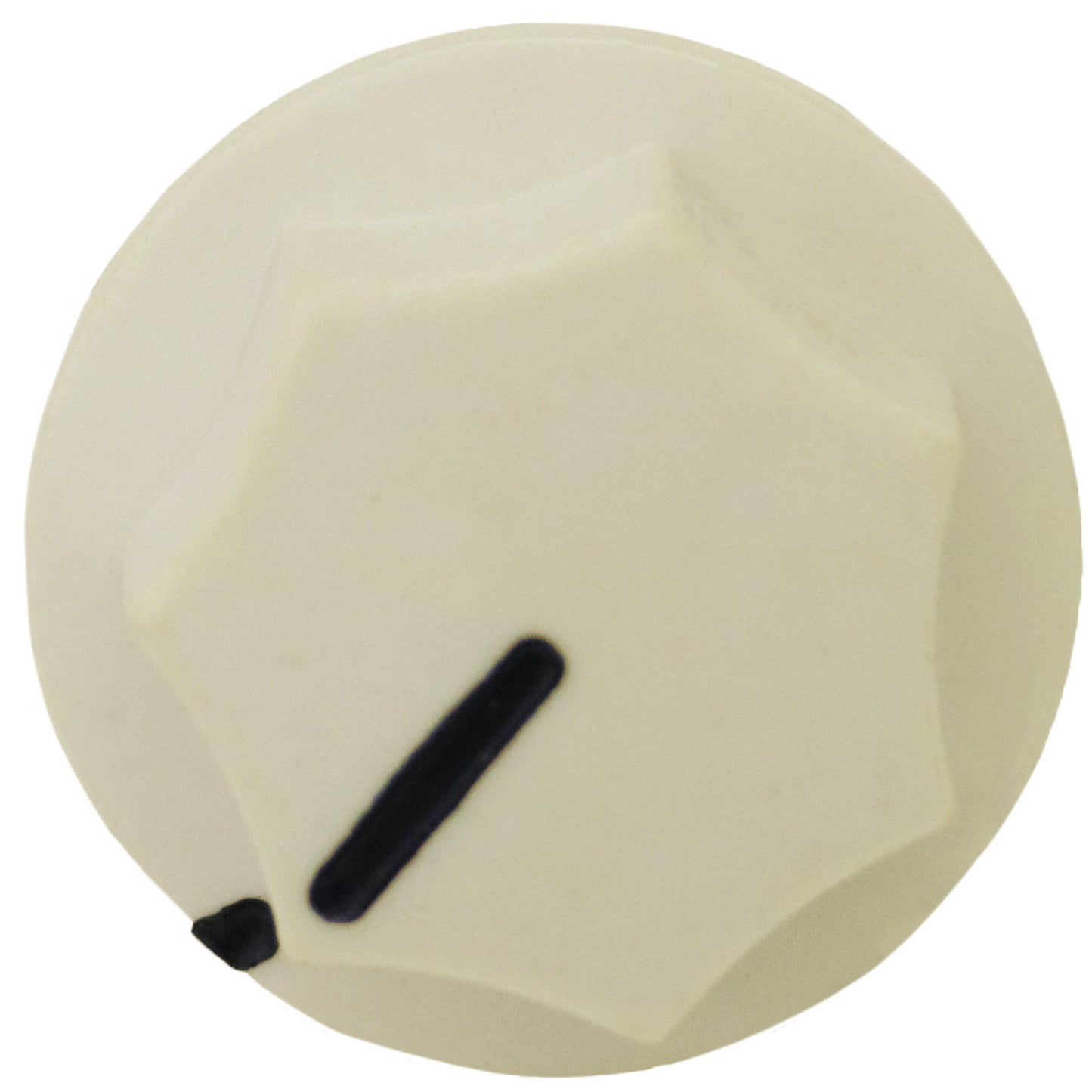 Large Skirted 7-Sided Guitar / Pedal Control Knob
