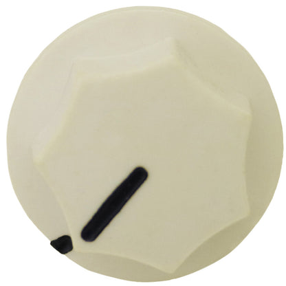 Large Skirted 7-Sided Guitar / Pedal Control Knob