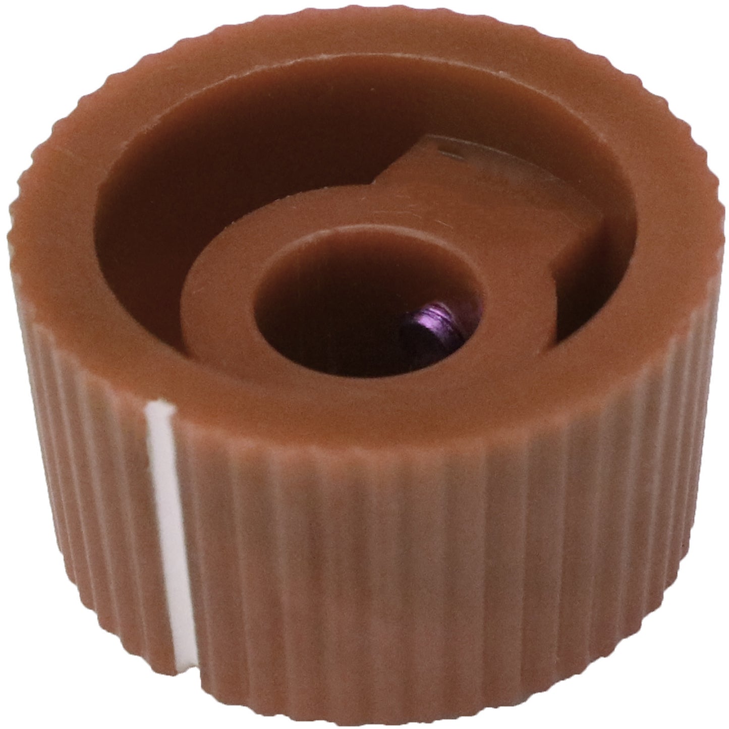 Compact Ridged Control Knob with Position Indicator