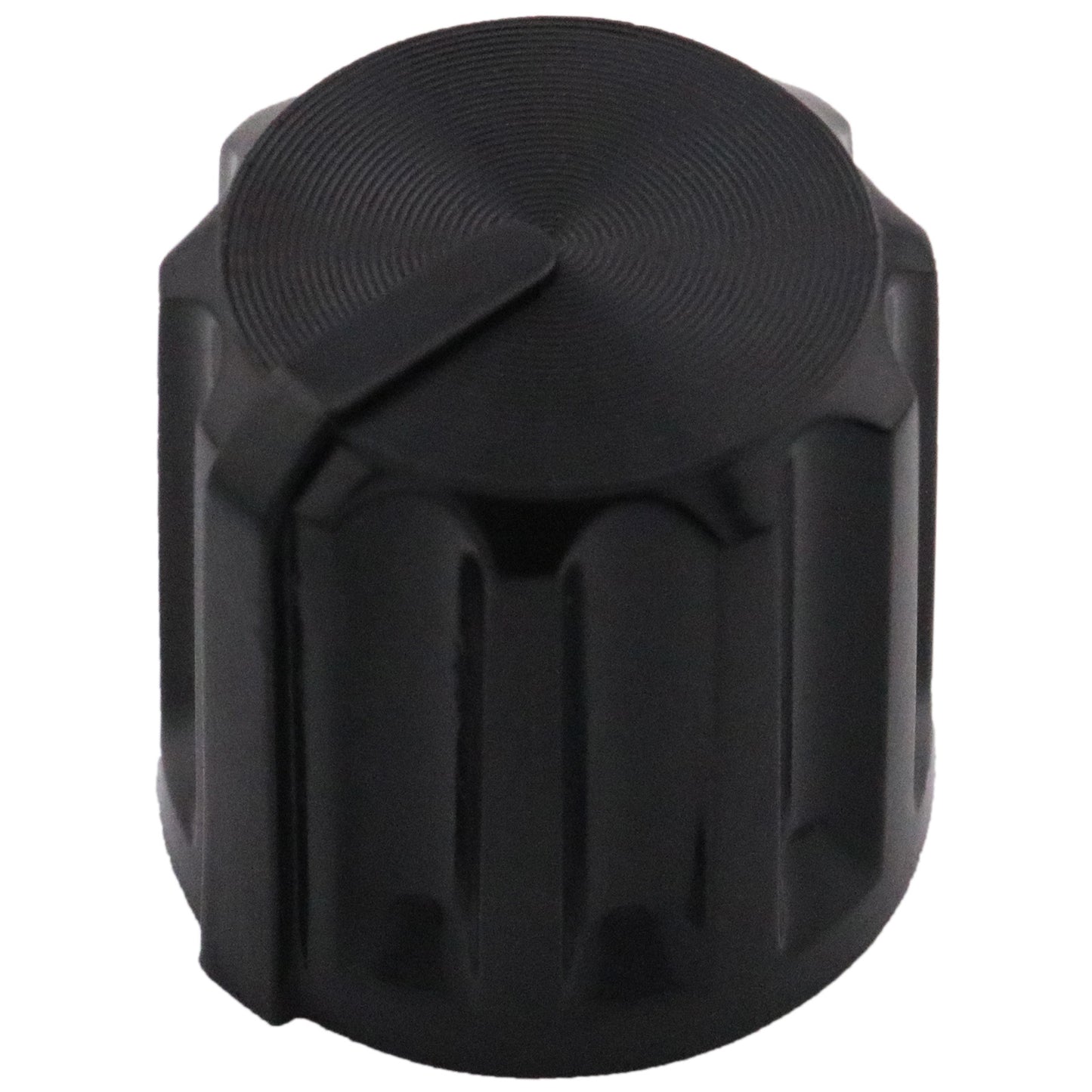 Ridged Fluted Control Knob with Raised Position Indicator