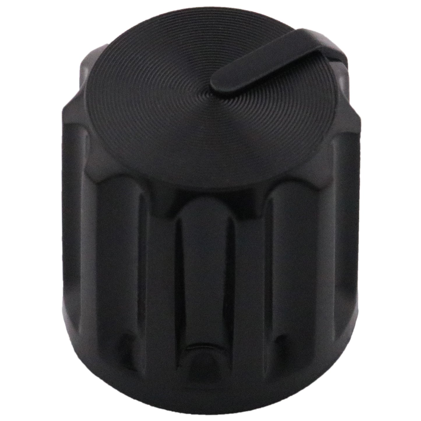 Ridged Fluted Control Knob with Raised Position Indicator