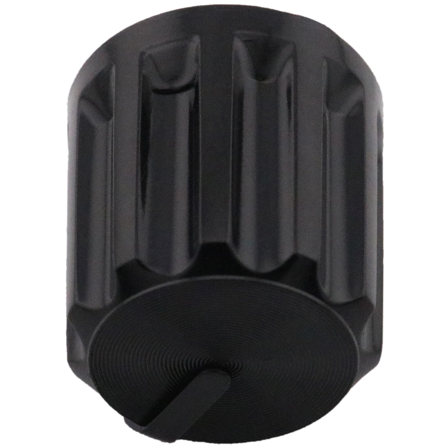 Ridged Fluted Control Knob with Raised Position Indicator
