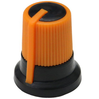 Orange & Black Industrial Style Equipment Control Knob
