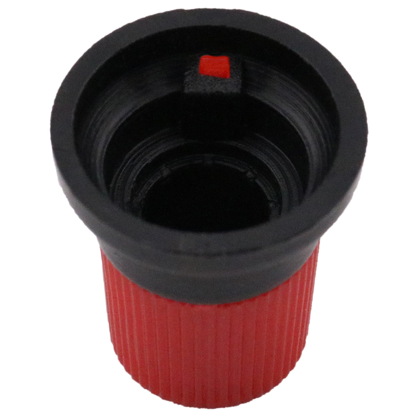 Two-Tone Ridged Industrial Control Knob