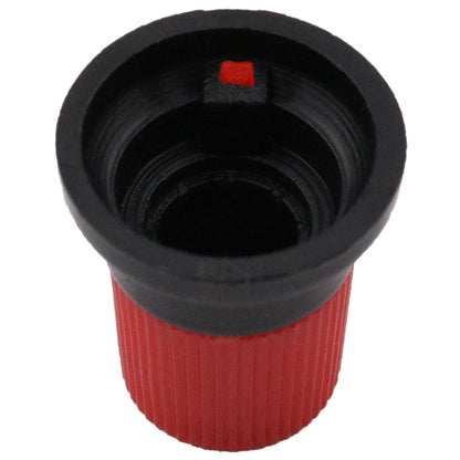 Two-Tone Ridged Industrial Control Knob