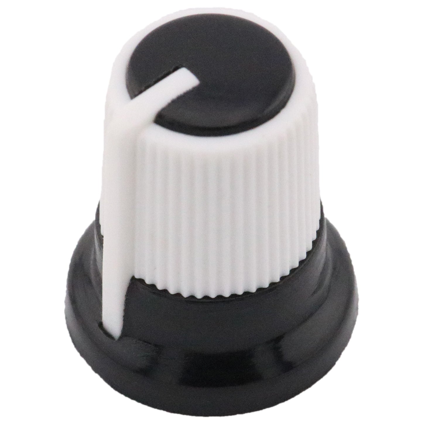 Two-Tone Ridged Industrial Control Knob