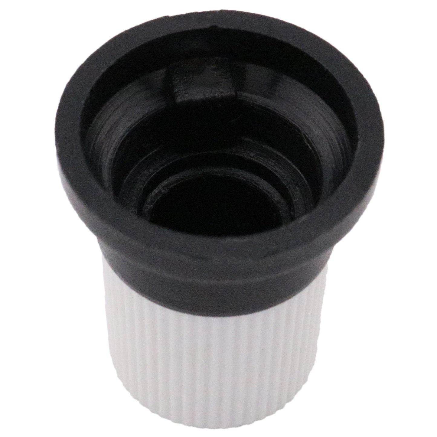 Two-Tone Ridged Industrial Control Knob