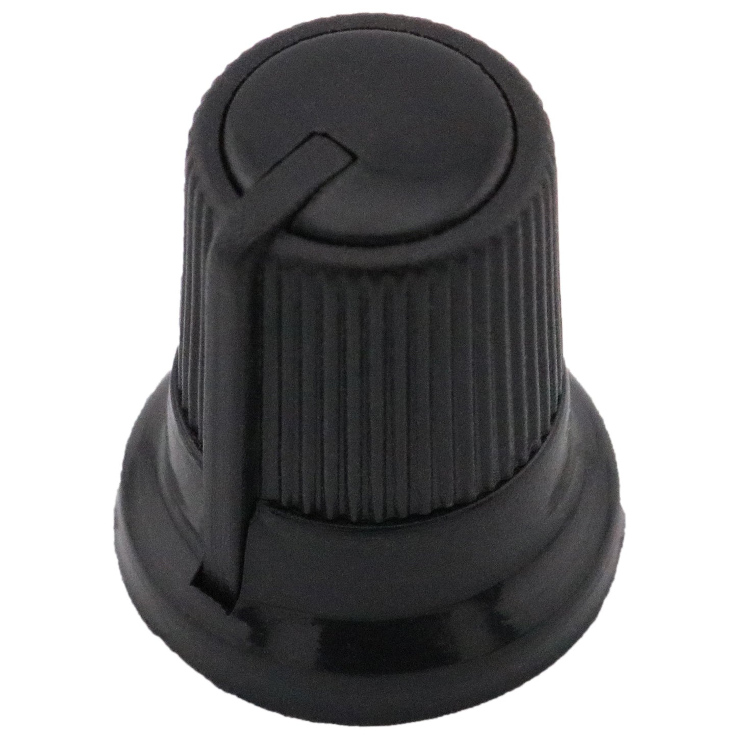 Two-Tone Ridged Industrial Control Knob