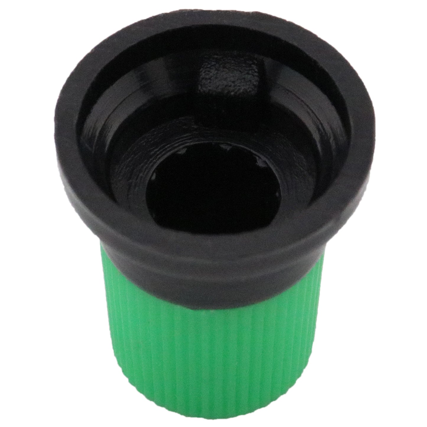 Two-Tone Ridged Industrial Control Knob