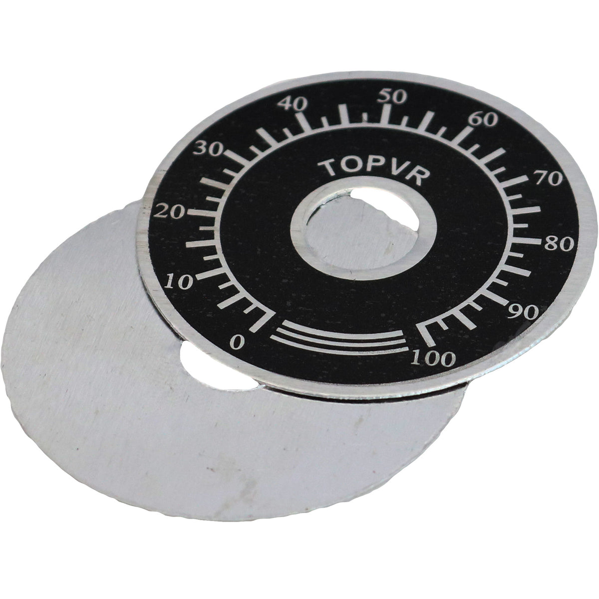 Range Back Plate Aluminium Range Backplate with Scale Markings – Knob Zone