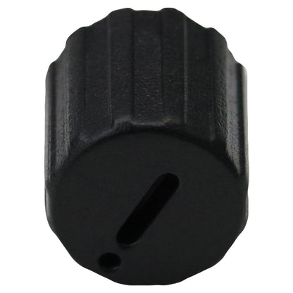 Small Black Slot Top Control Knobs With Dot Position Indicator