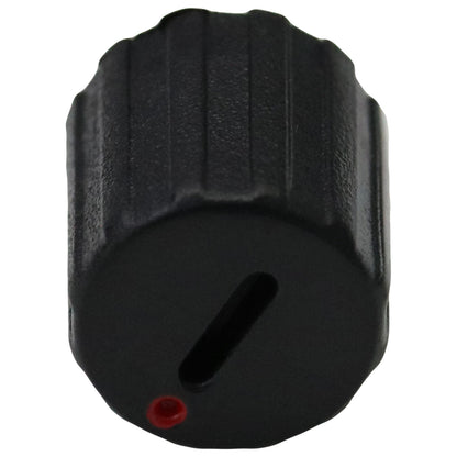 Small Black Slot Top Control Knobs With Dot Position Indicator