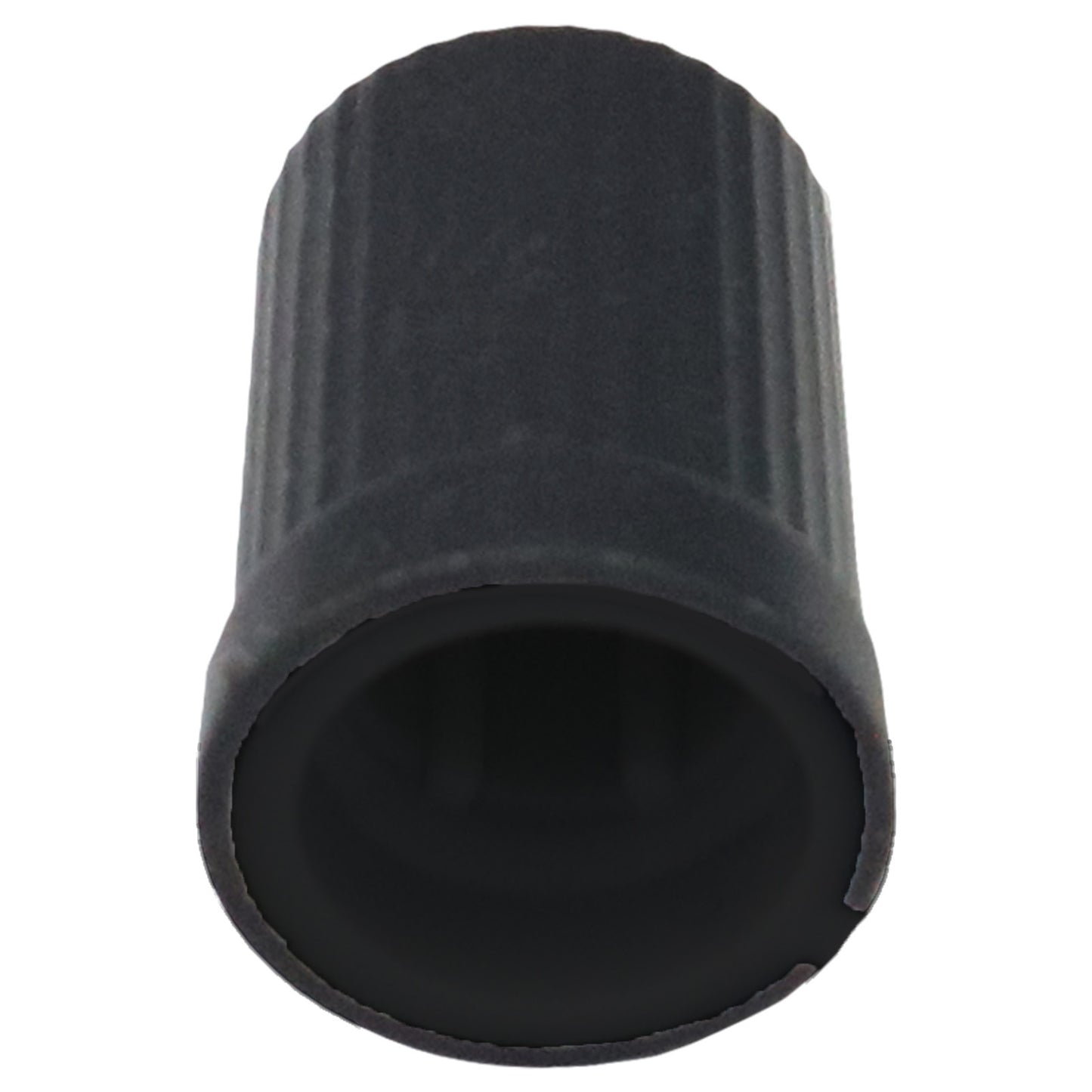Ridged Rotary Control Knob with Coloured Cap