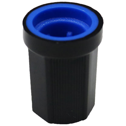 Hex Grip Mixer Control Knob With Blue Ring