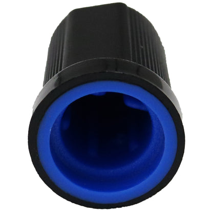 Hex Grip Mixer Control Knob With Blue Ring