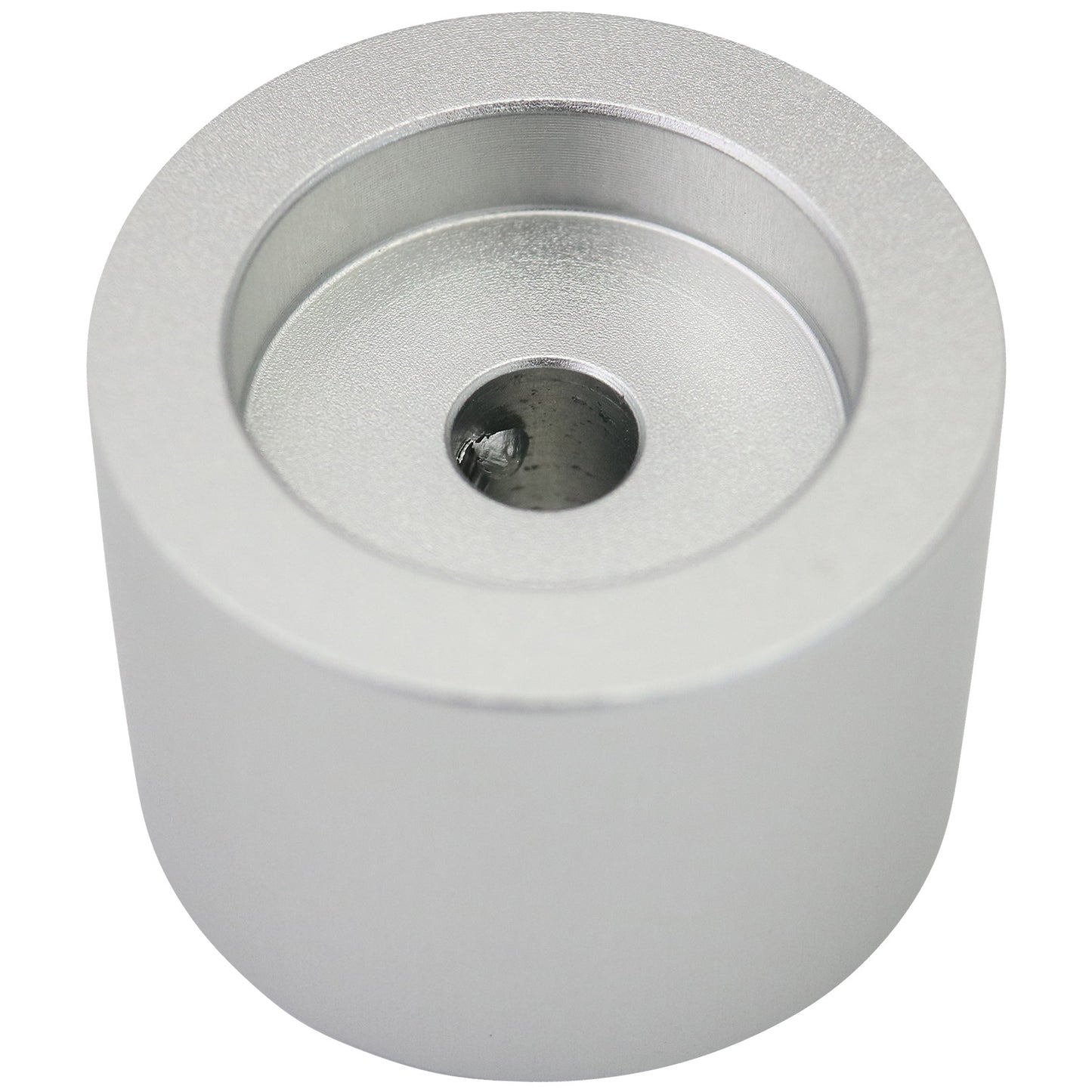Large Plain Cylindrical Solid Aluminium HiFi Control Knob