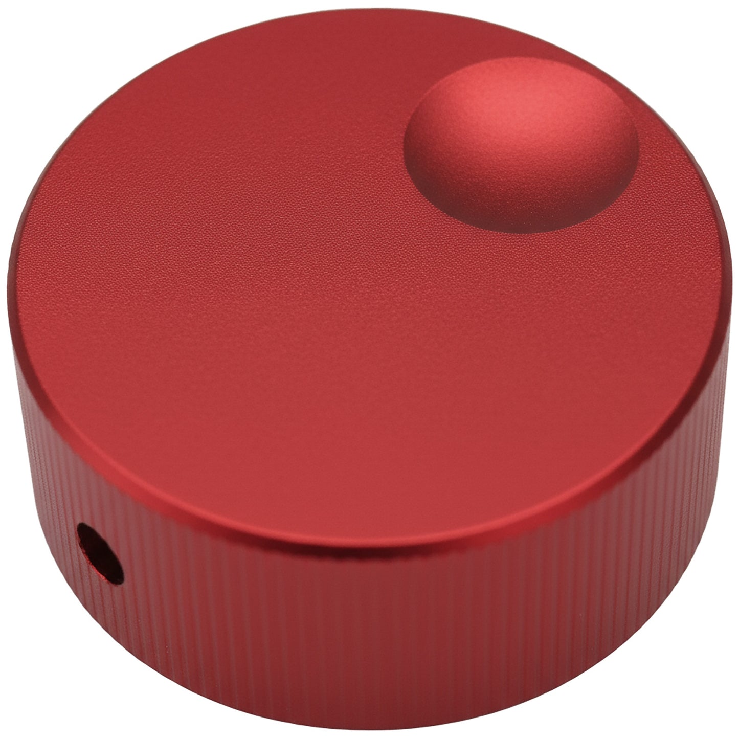 Wide Flat Aluminium Control Knob with Finger Recess