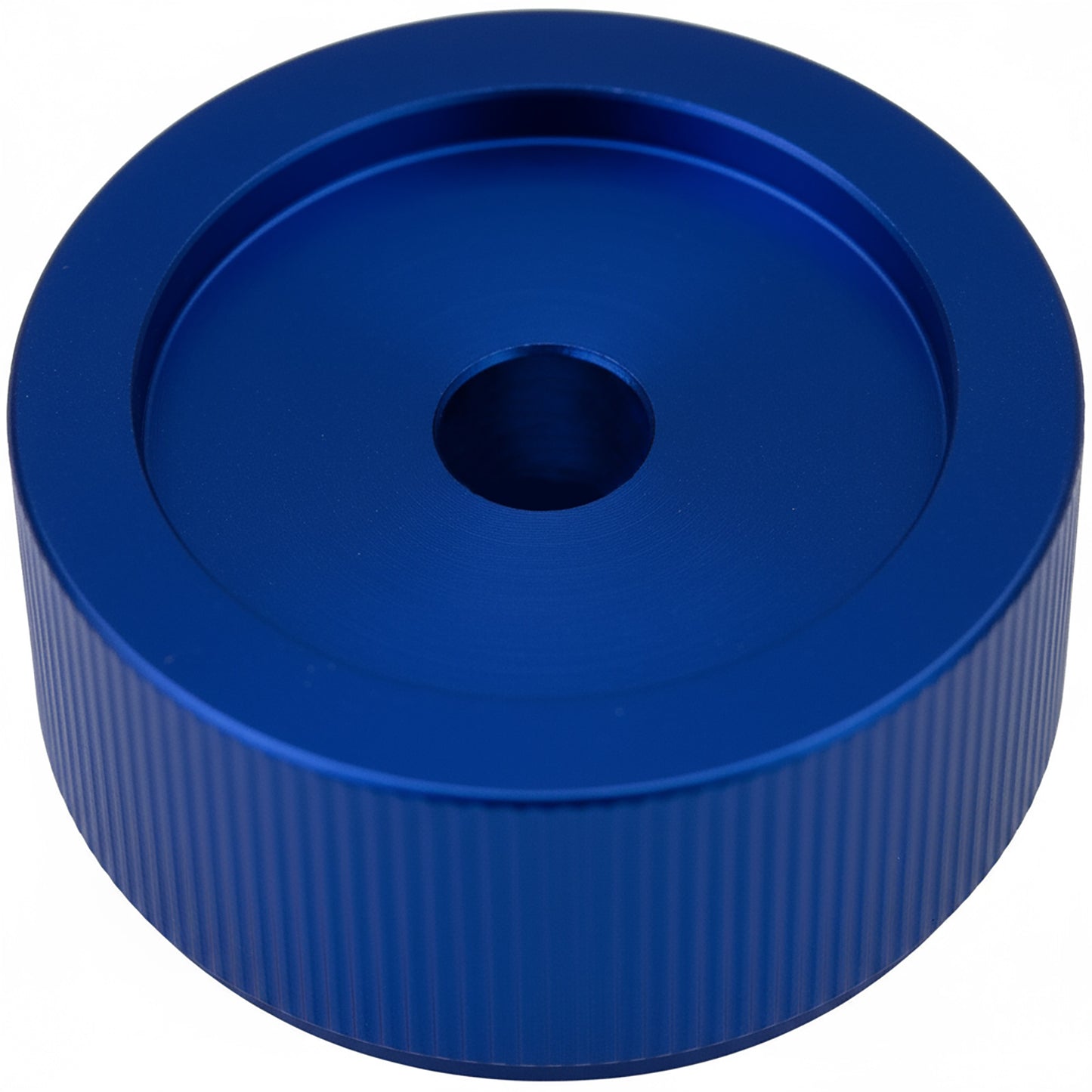 Wide Flat Aluminium Control Knob with Finger Recess