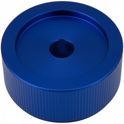 Wide Flat Aluminium Control Knob with Finger Recess