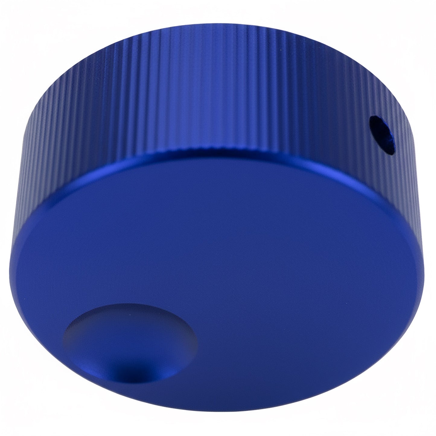 Wide Flat Aluminium Control Knob with Finger Recess