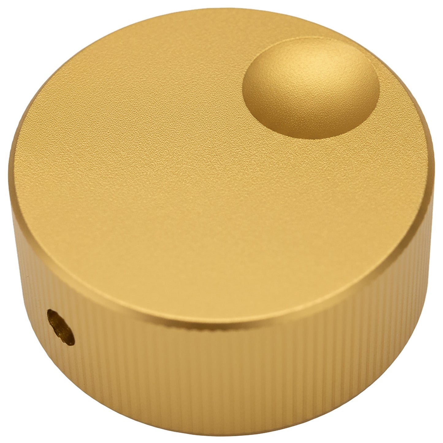 Wide Flat Aluminium Control Knob with Finger Recess