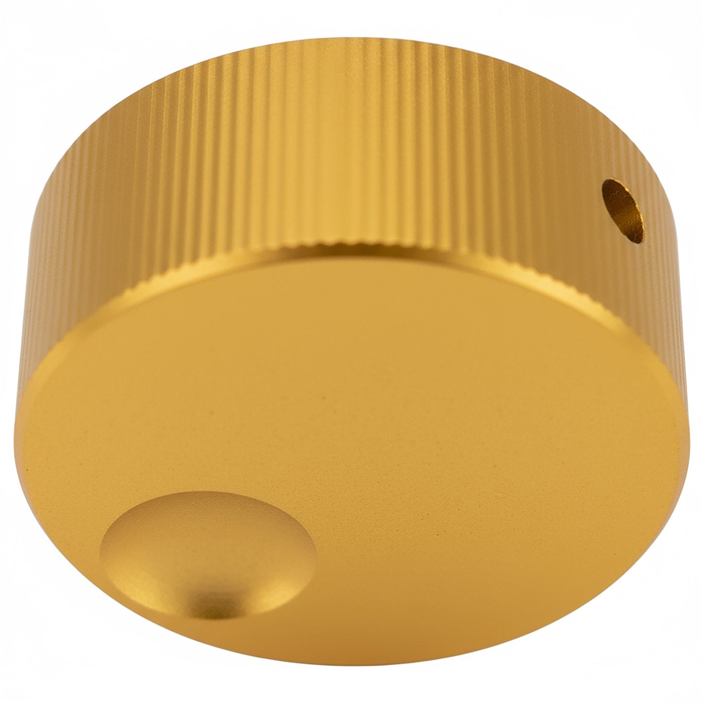 Wide Flat Aluminium Control Knob with Finger Recess