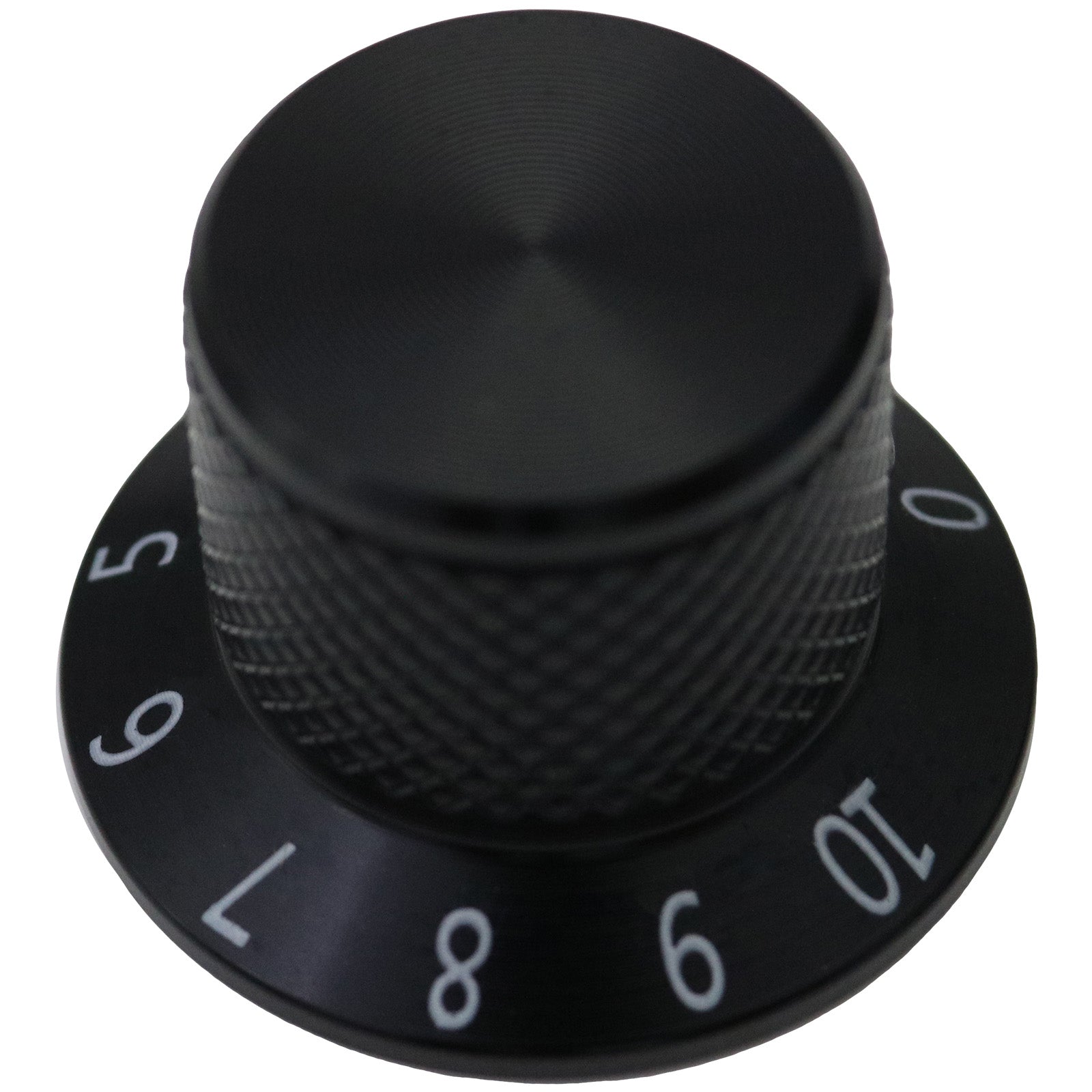 Aluminium-Drehknopf 13 X 13 Mm – Für 6-mm-Welle, Potentiometer, Lautstärkeregler, Schwarz