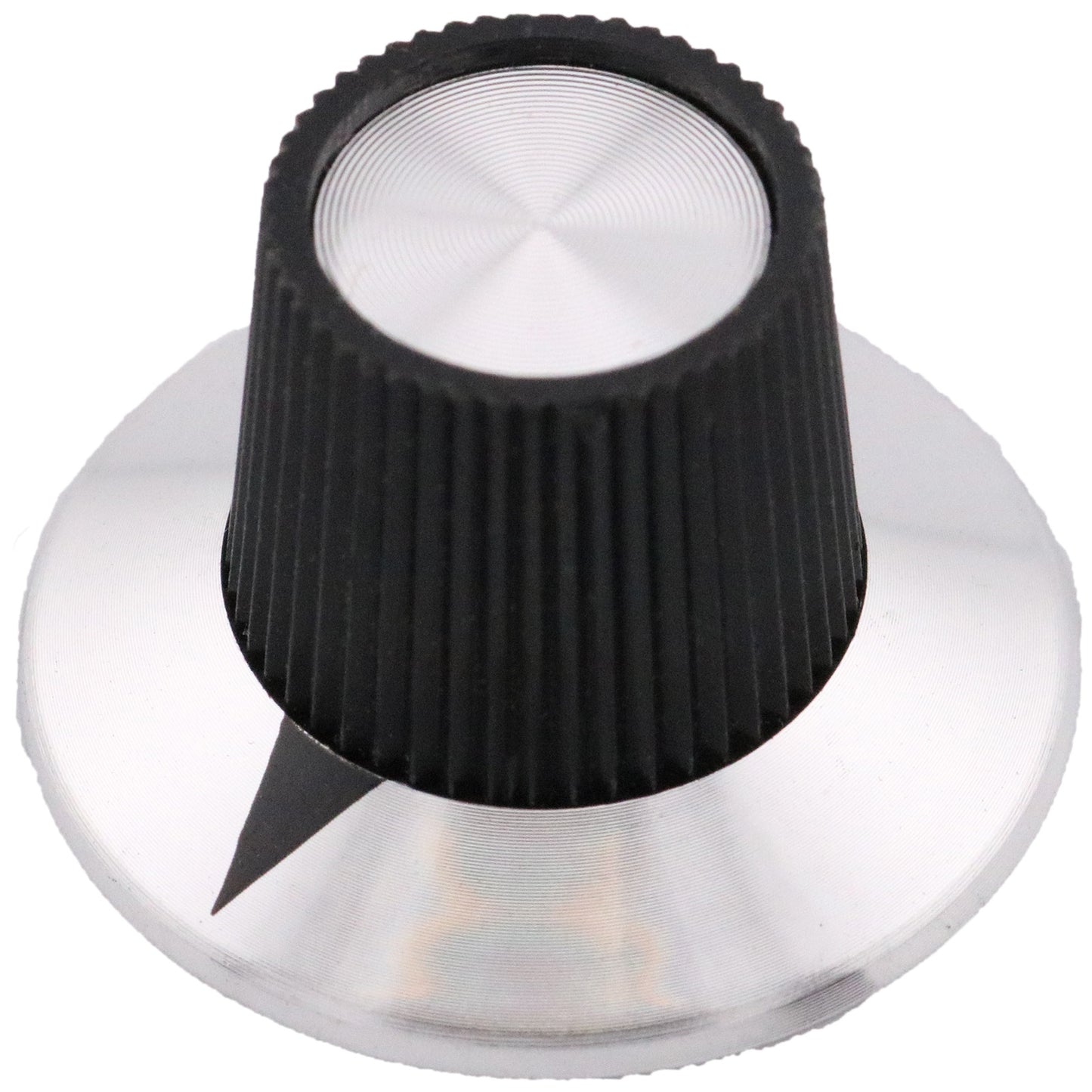 Aluminium Skirted Control Knob with Scale or Pointer Indicator