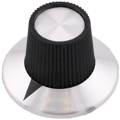 Aluminium Skirted Control Knob with Scale or Pointer Indicator